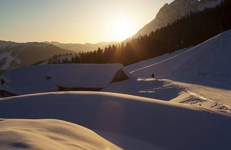 winter hiking